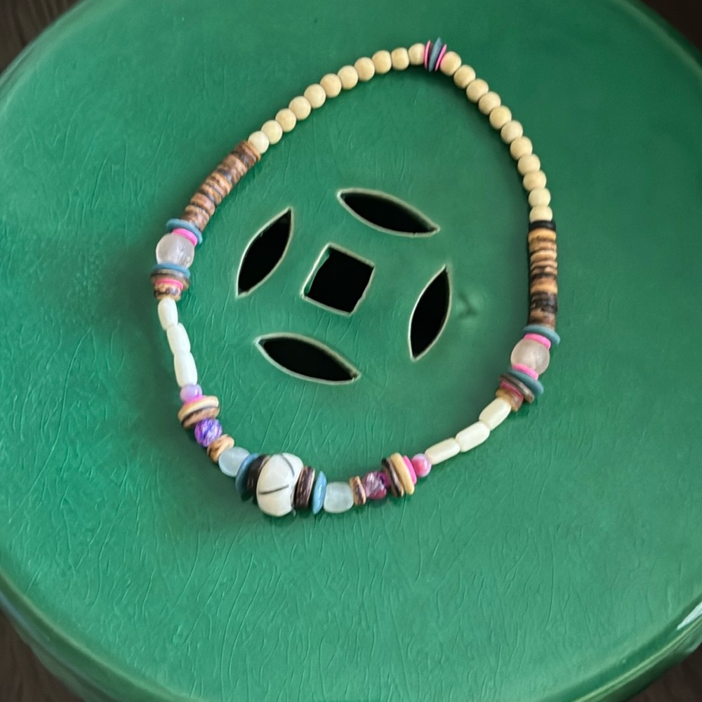 Twine & Twig colorful beaded necklace